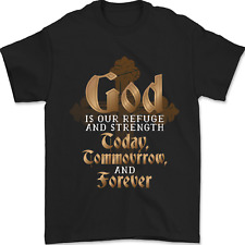 God Forever Christian Cross Christianity Jesus Mens T-Shirt 100% Cotton