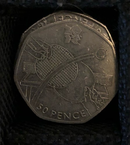 London olympic 2012 50p coins - london,