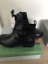 JOULES HACKLEY LEATHER BLACK