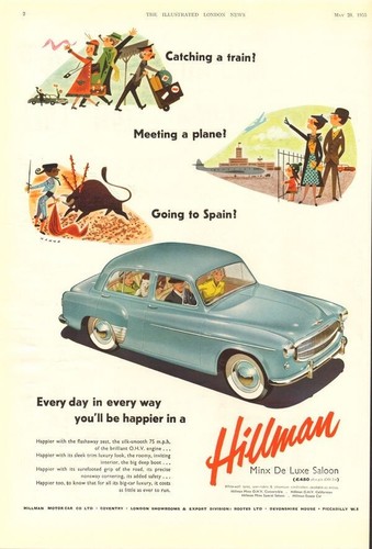 1955 hillman minx luxe - 1955,