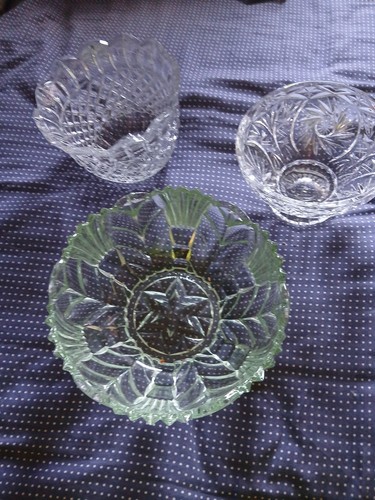 Vintage cut glass crystal - vintage,