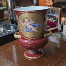 Porcelain Urn Vase Handpainted