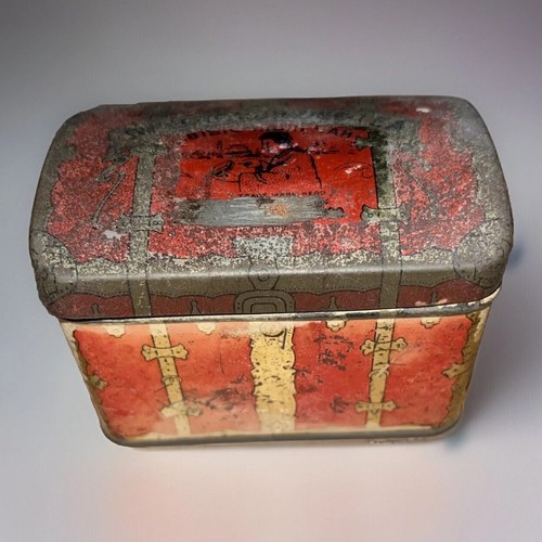 Vintage tea tin chest - tea,