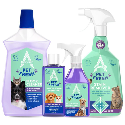 Astonish 4pc pet cleaning - astonish,