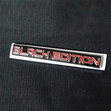 1x Glossy BLACK Red EDITION