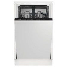 Beko Quick&Shine Integrated Slimline Dishwasher – Black Control Panel DIS15020