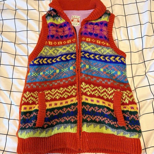 Titicaca fair isle knit vest - isle,