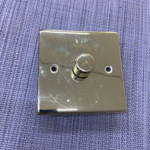 Brass dimmer wall light - brass,