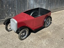 Austin 7 chummy childrens pedal car j40 totrod from Harrods - new old stock ! 