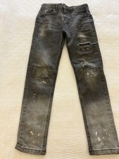 Ripped Sonneti Jeans Size 12 Black Denim