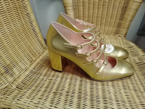 Crew gold leather lined - bn,