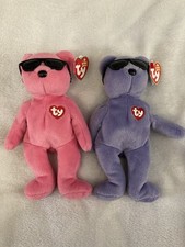 Ty Beanie Babies Summertime Fun Toronto And Chicago Set Retired Plush Bears