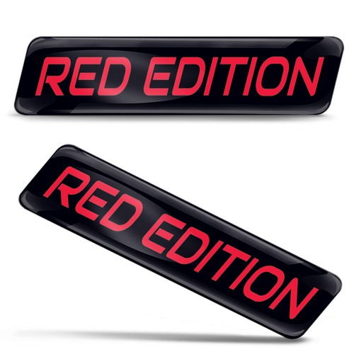 Red edition domed - edition, 3d