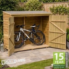 6x3 wooden garden - wooden, bike