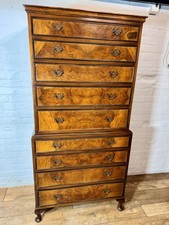 Burr Walnut Chest Of Drawers