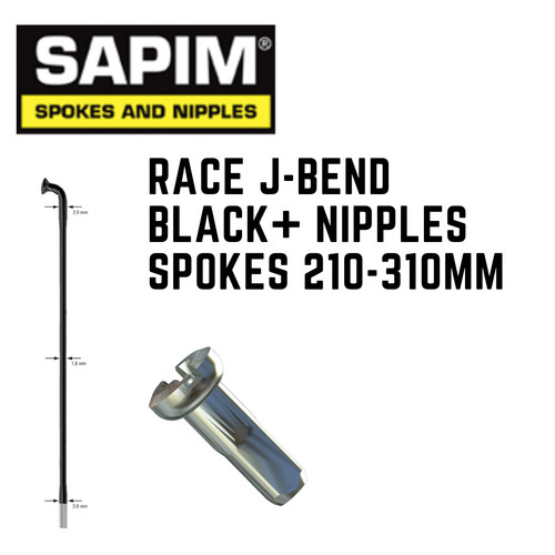 Sapim race double butted black - race,