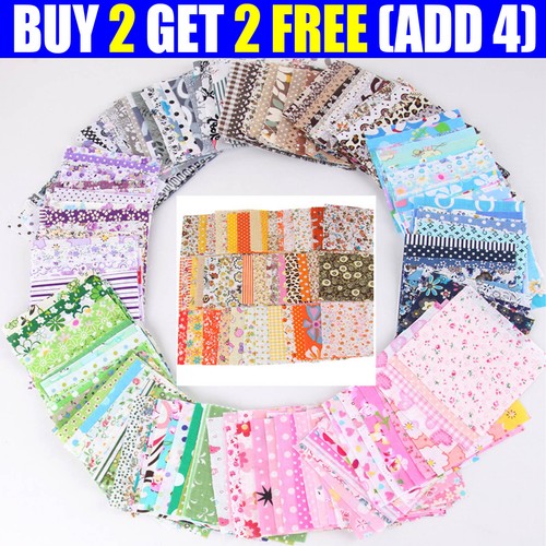 50x diy fabric cotton - fabric, pre-cut