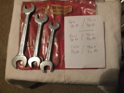 Bedford vandium spanners - spanners, /