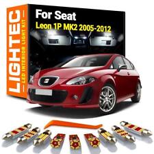 Seat Leon MK2 2005-2012 *Premium* High Power 10pc White LED Interior Light Kit