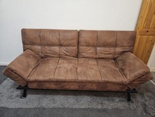 Faux Leather 2 Seat Sofa Bed