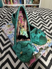 Irregular Choice Green Glitter
