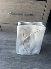 Handbag Vase Ceramic Cream