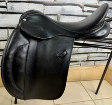 17” XW Global Saddlery English VSD/GP/WH Saddle - Black