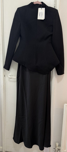 Club london black satin - l,