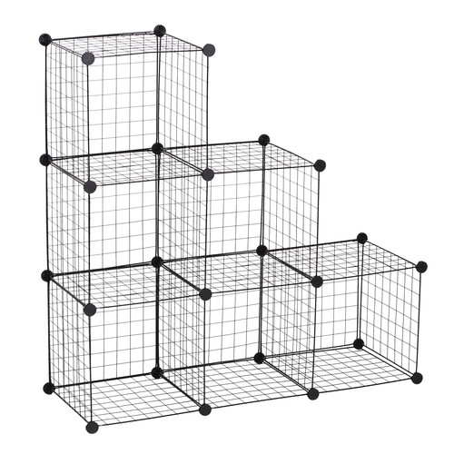 Homcom diy cube metal wire - cube,