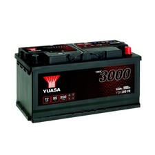 YUASA Car Battery 12V 95Ah 850A B3 T1 Starter SMF Fits Tata Safari 2.1 EXi 4x4