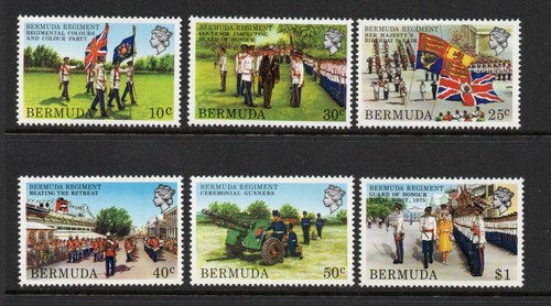 Bermuda 1982 regiment set - 1982, sg