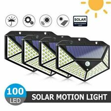 4PACK Solar Outdoor Garden Security Lamp Powered PIR Motion Sensor Wall Lights