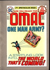 OMAC:ONE MAN ARMY? #1_OCTOBER 1974_NEAR MINT MINUS_BRONZE AGE JACK KIRBY_DC!