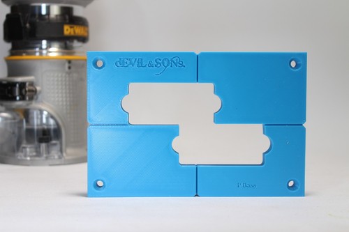 Bass pickup routing template - routing,