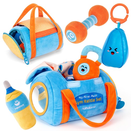 Hahaland rattle gym plush set - hahaland,