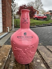 Chivas Regal Royal Salute Bottle Empty Pink Miami Polo Edition 21 years whisky 