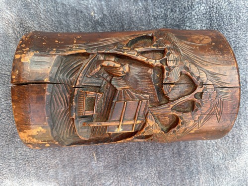 Antique chinese carved wood - antique,