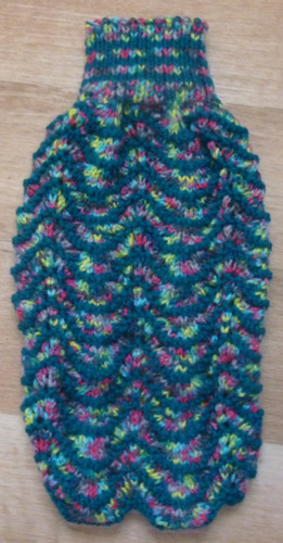 Hand knitted dog jumper - dog,