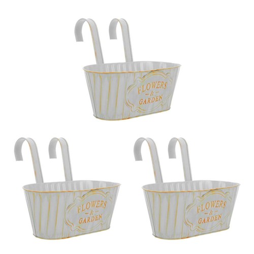 Pcs fence planters metal - 3,