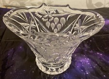 Vintage Cut Glass Posy Dish