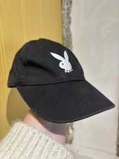 Playboy Basics Y2K Black Cap Hat 