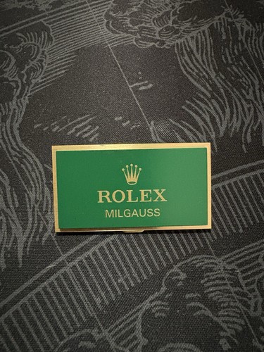 Rolex milgauss display - display, name
