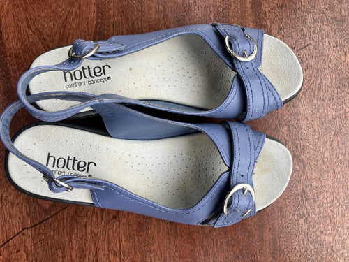 Hotter blue kiwi sandals - hotter, size