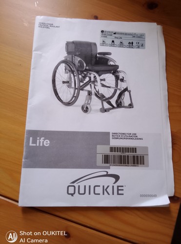 Manual for quickie - for,