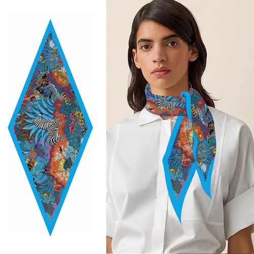 Women versatile diamond scarf - diamond,