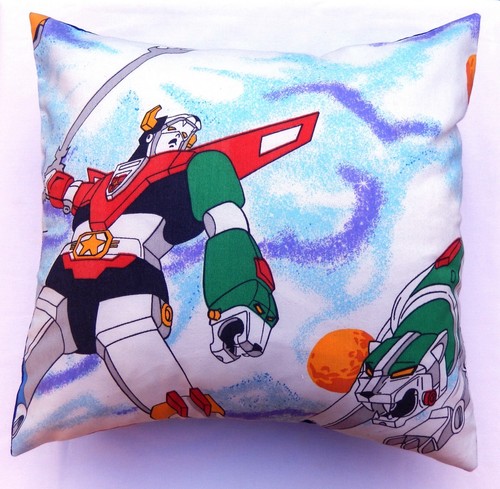 Voltron filled cushion vintage - voltron,