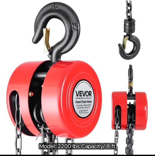 Vevor hand chain hoist 2200 - vevor,