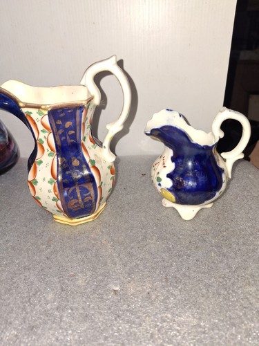 Gaudy welsh jugs - welsh,