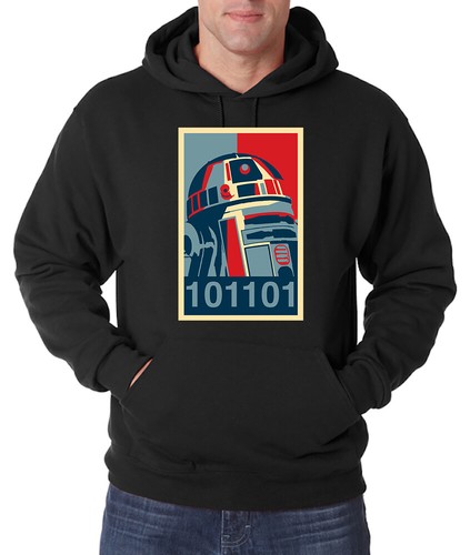 Youth designz mens hoodie r2d2 - mens,