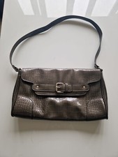 Rosetti grey snakeskin-effect